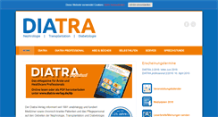 Desktop Screenshot of diatra-verlag.de